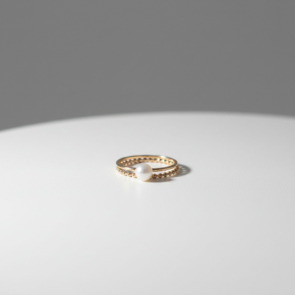 Simplicity Pearl Ring