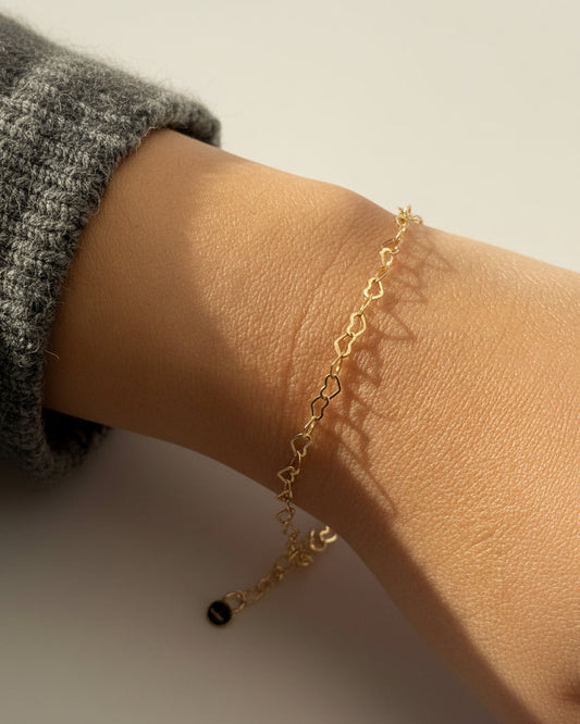 Honey Heart Bracelet