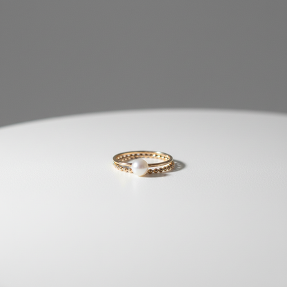 Simplicity Pearl Ring