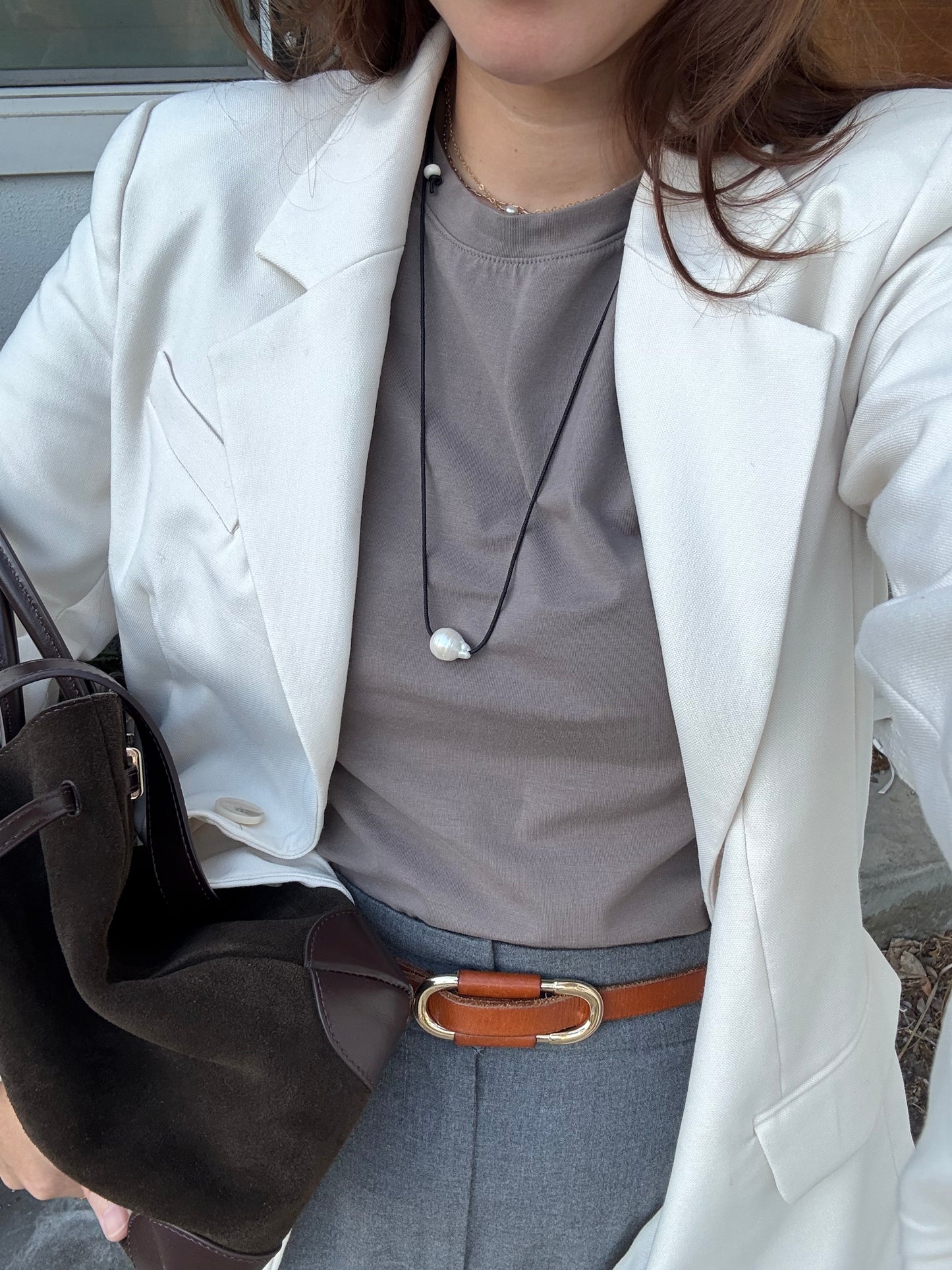 Black Tide Pearl Necklace