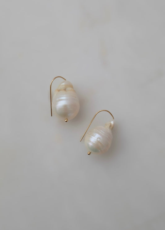 Seafoam Pearl Earrings