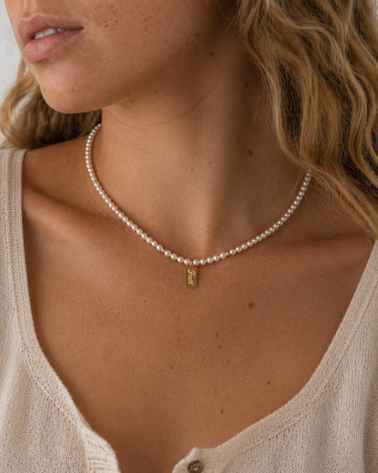 Faith Pearl Necklace