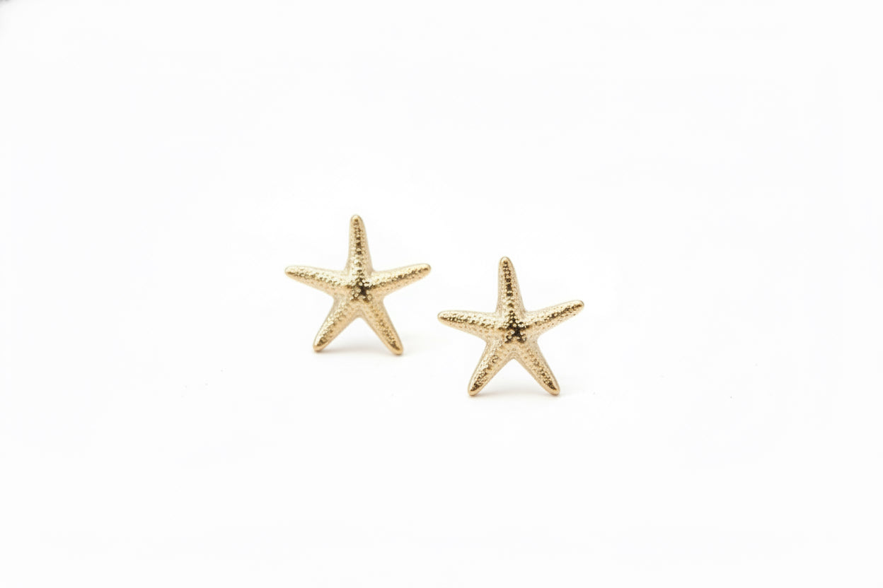 Baby Starfish Stud Earrings