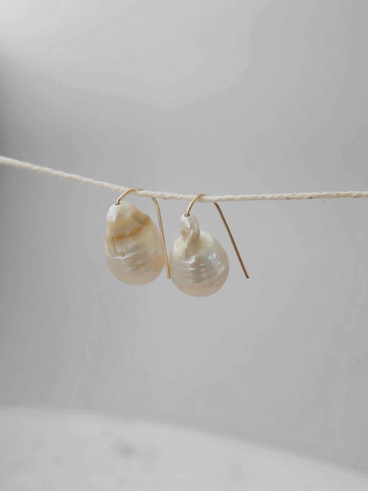 Seafoam Pearl Earrings