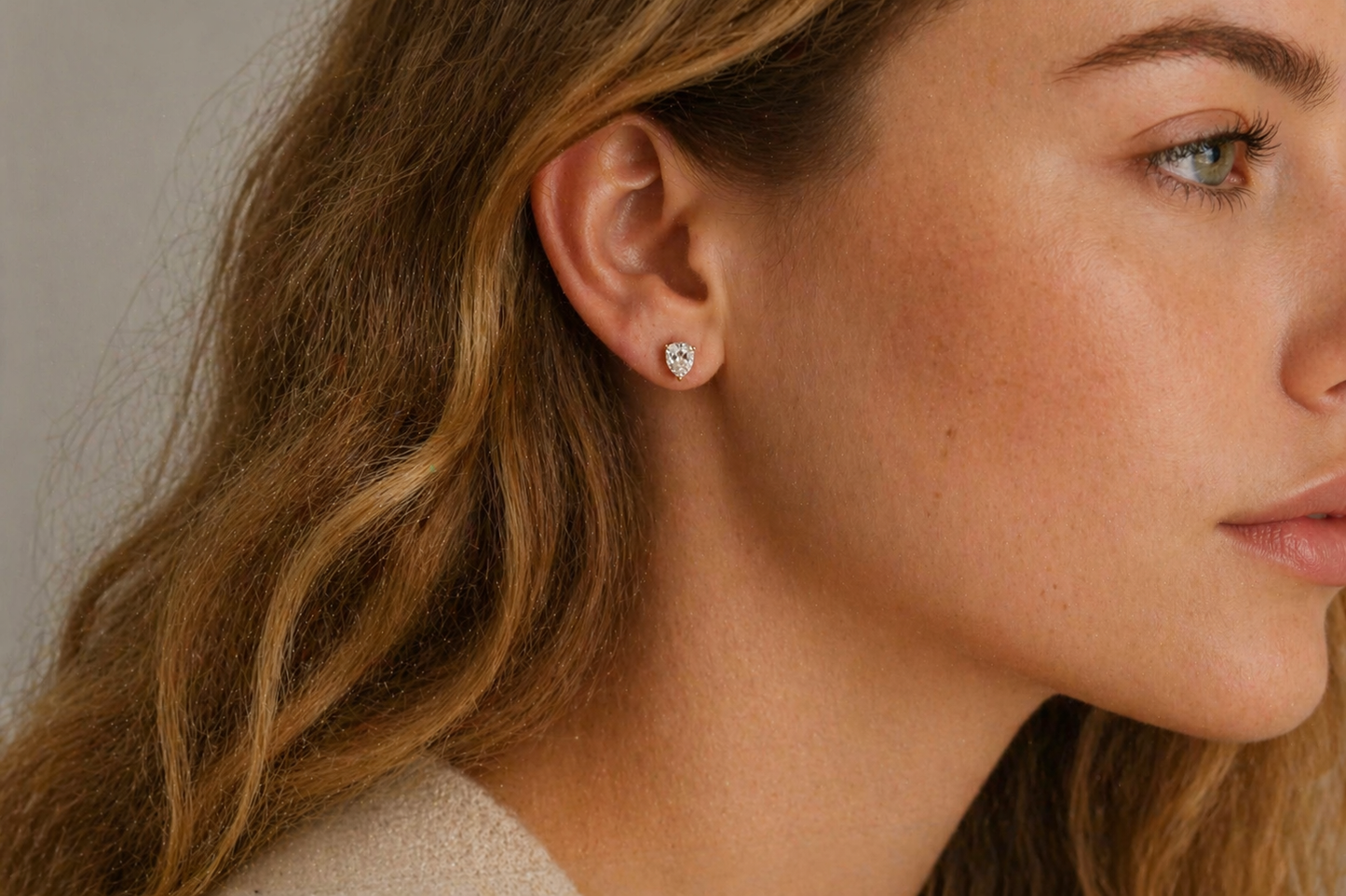 Drop Stud Earrings