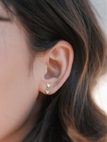 Seren Heart Earrings