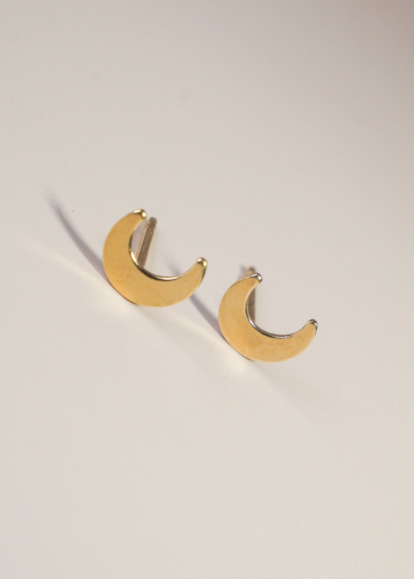 The Moon Stud Earrings