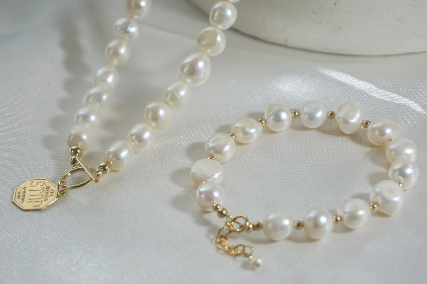 Wisdom Pearl & Bead Bracelet