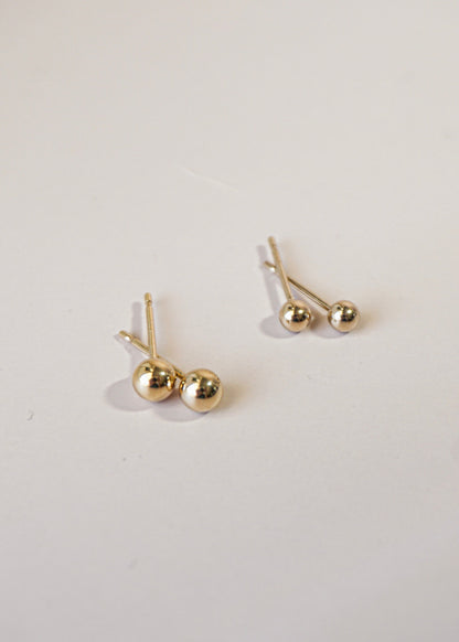 Mini Ball Stud Earrings