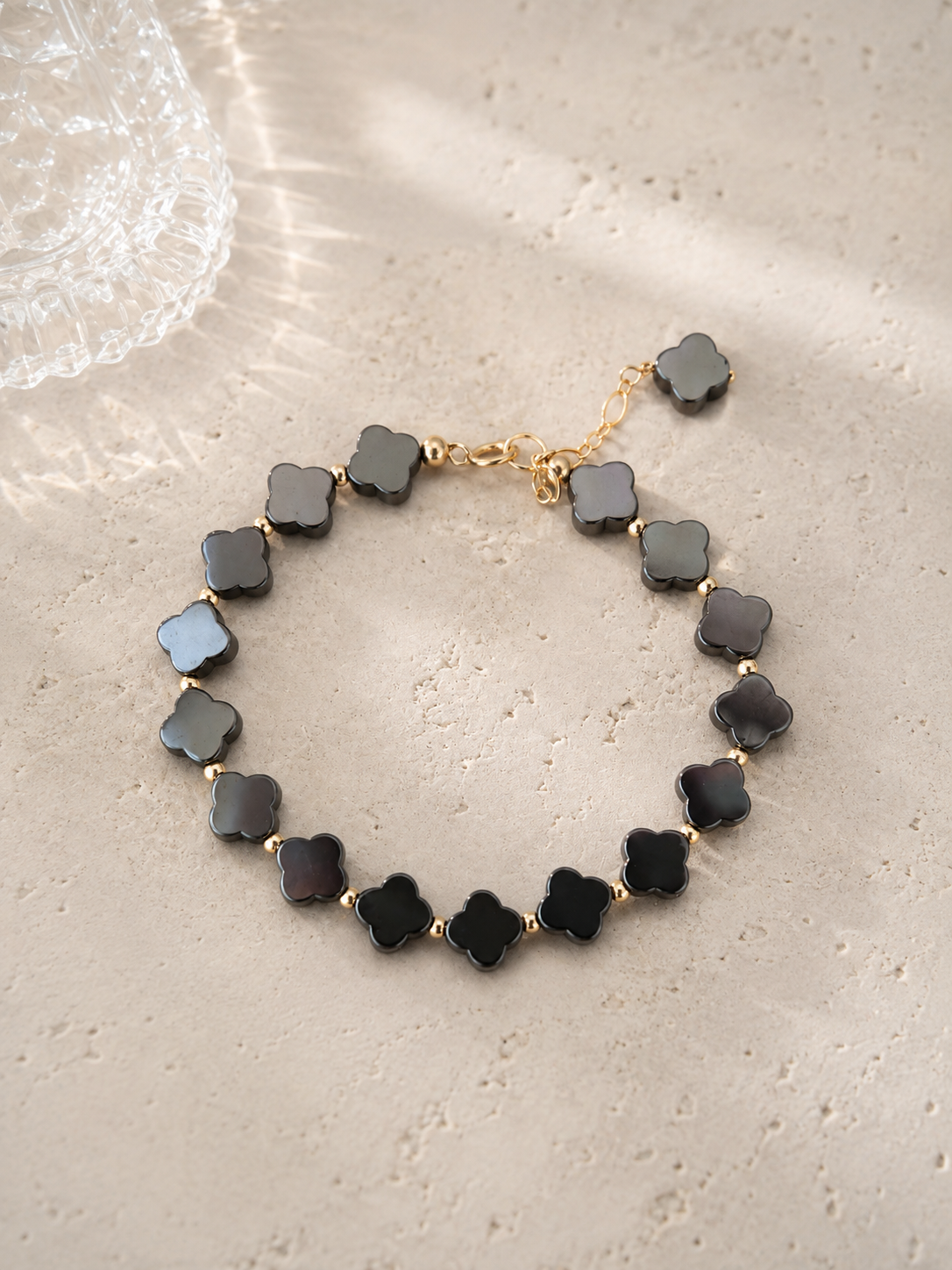 Onyx Bloom Bracelet