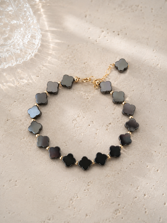 Onyx Bloom Bracelet