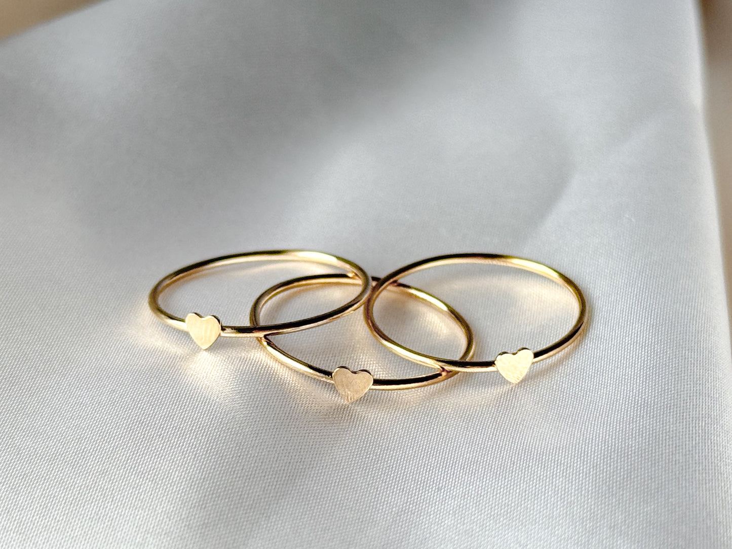 Little Heart Gold Ring