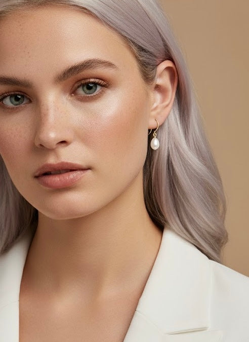 The Pearl Shimmer Earrings