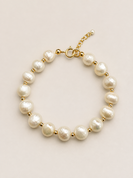 Wisdom Pearl & Bead Bracelet