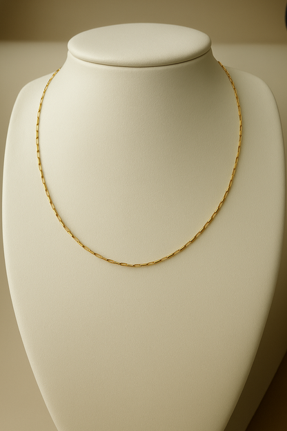 Dainty Rolo Box Layer Necklace