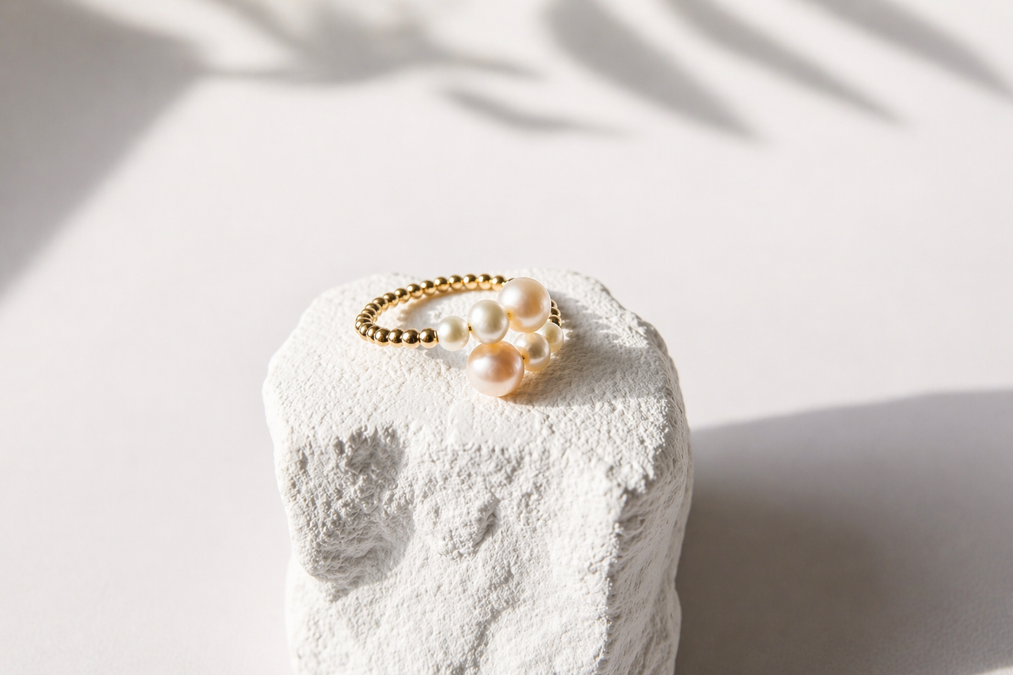 Everlasting Bead Pearl Ring