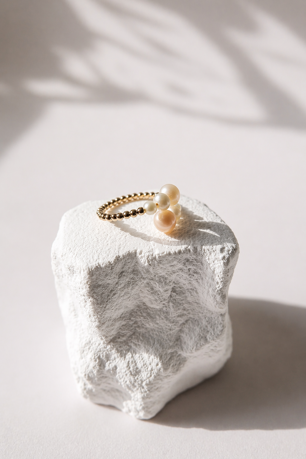 Everlasting Bead Pearl Ring