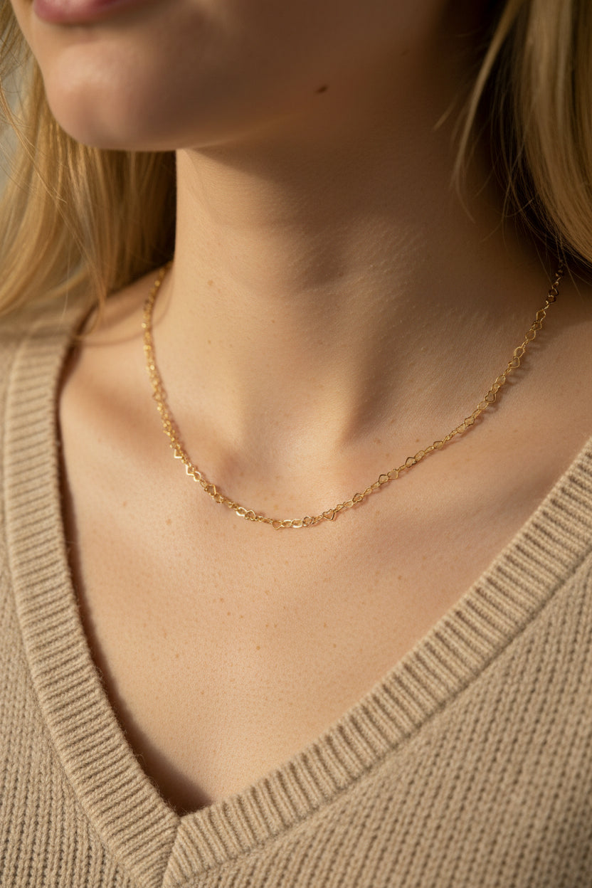 Honey Heart Necklace