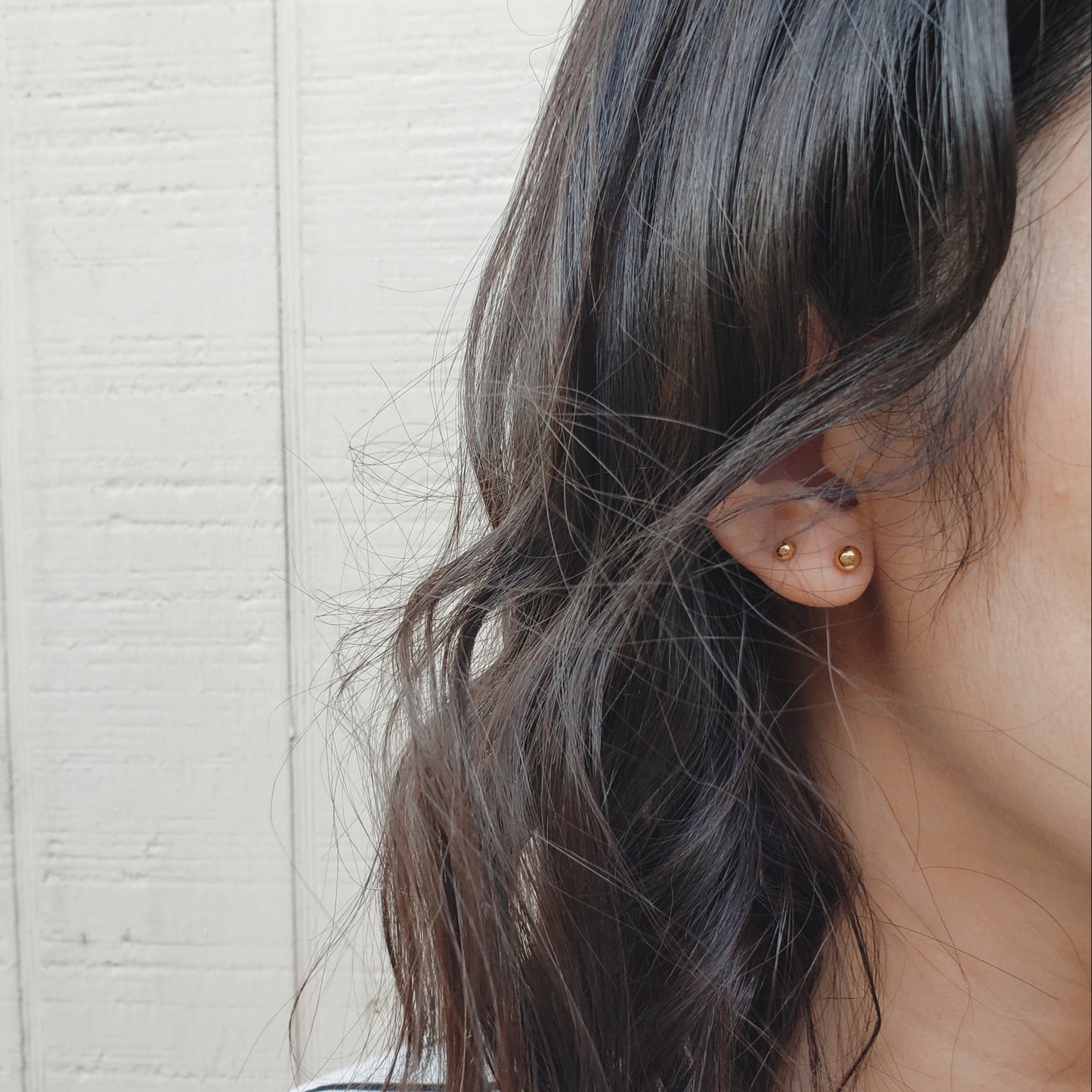 Mini Ball Stud Earrings