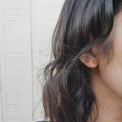 Mini Ball Stud Earrings