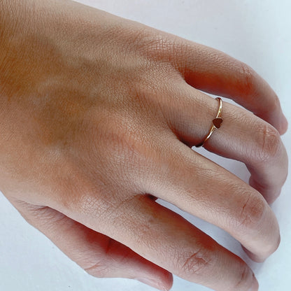 Little Heart Gold Ring